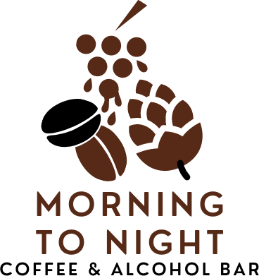 Logo for Morning to Night | Coffee & Alcohol Bar.